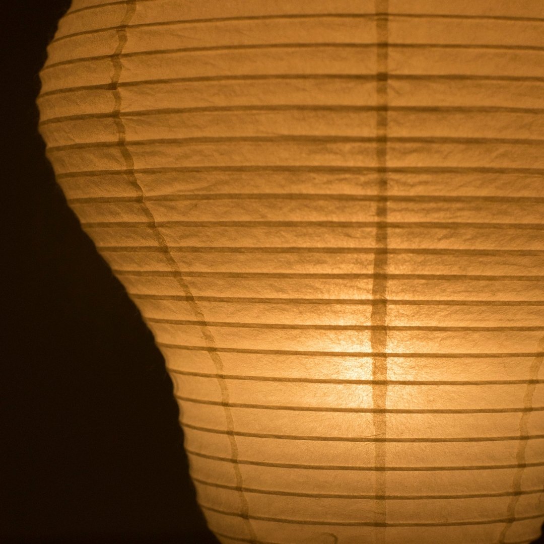Japanse Papieren Tafellamp "Balloon" – Elegante, Draagbare Papieren Lamp Creëert Warme Sfeer, Perfect voor Slaapkamers