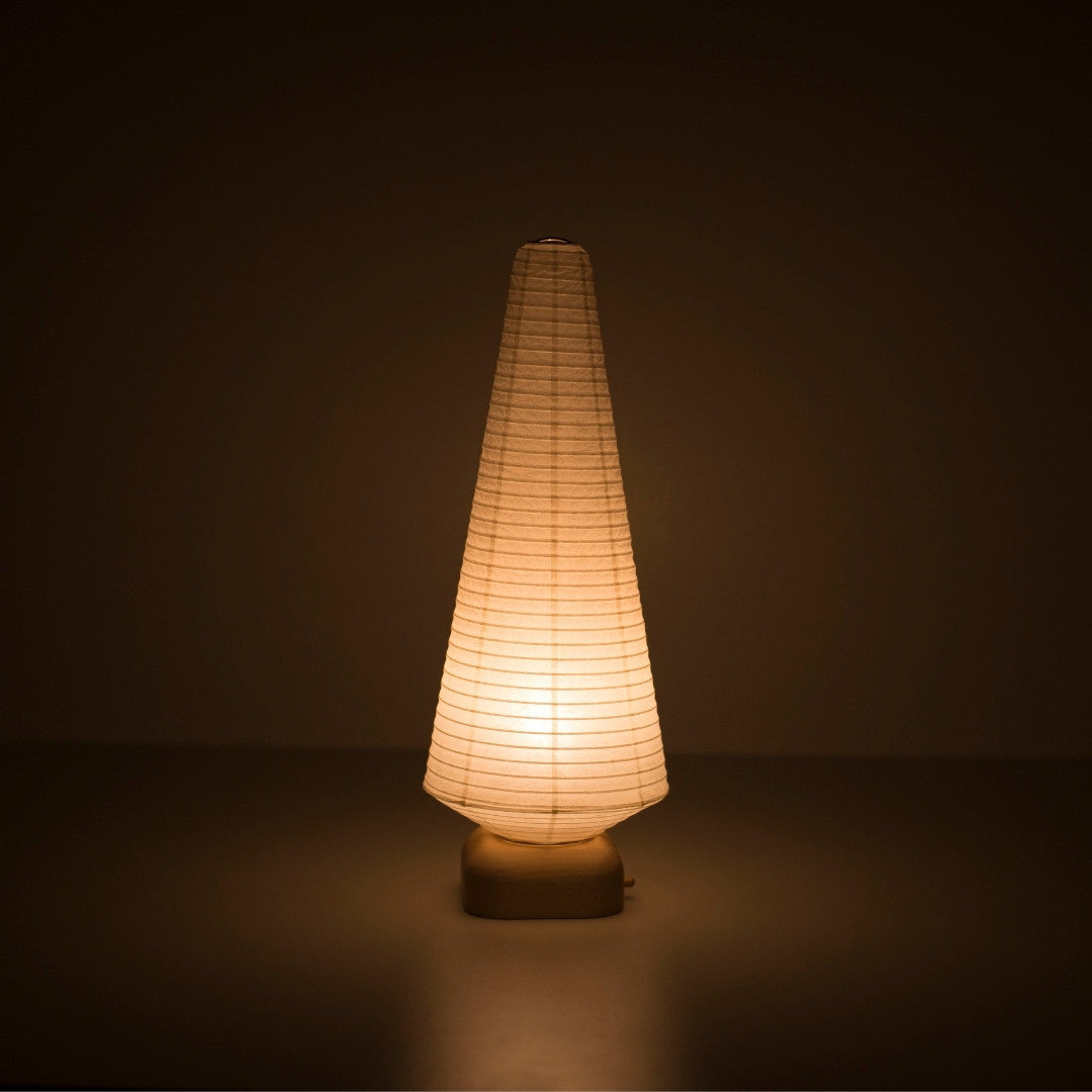 Japanese Paper Table Lamp "Tree" – Elegant Paper Lamp for Japandi living room