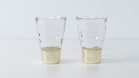 [TRADUCTION] tasses à saké couleur or champagne, style japonais raffiné, idéales pour les amateurs de saké ou comme cadeau axé sur le design
