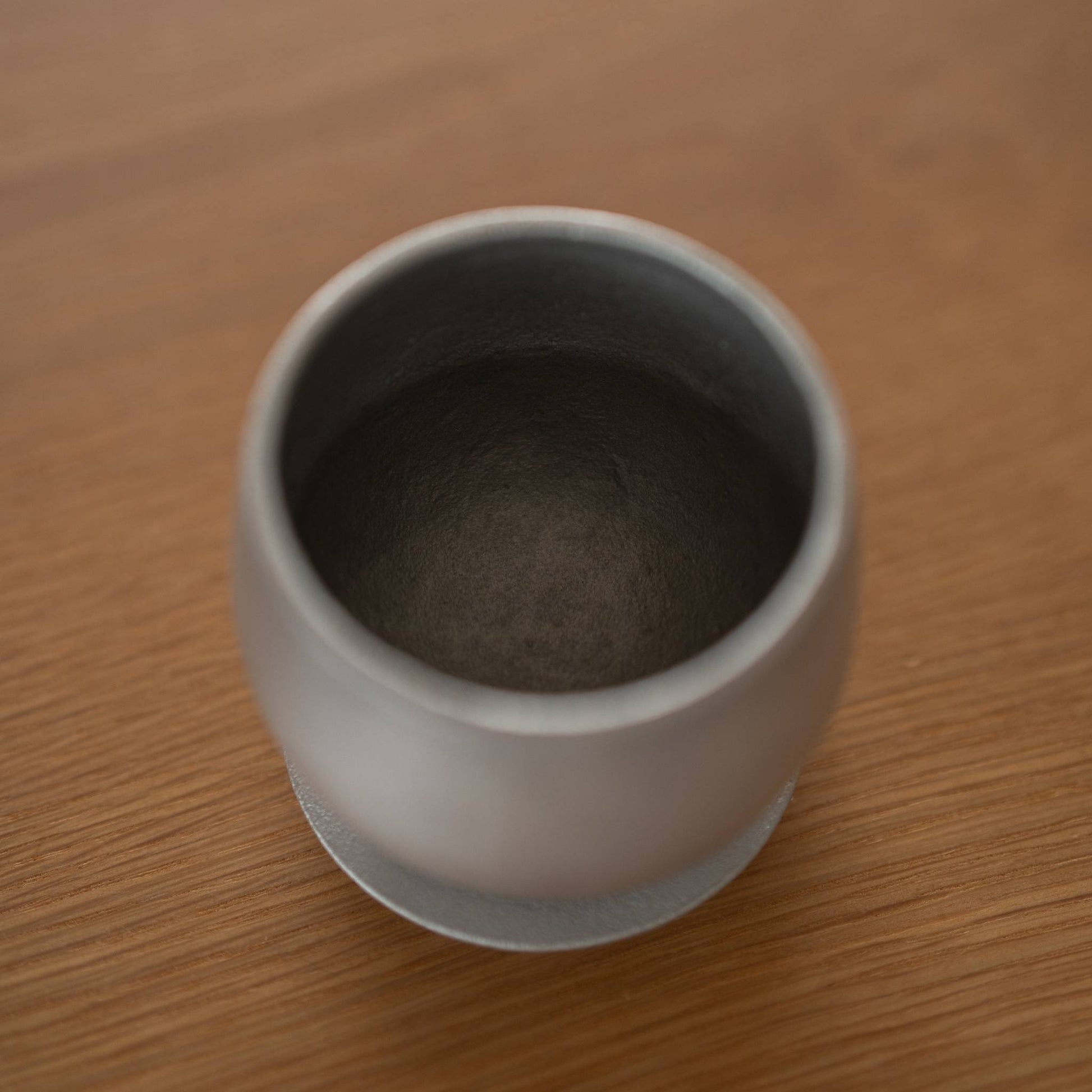 Japansk aluminium sake-krus sæt "yurayura" – selvafkølende håndlavede sake-krus til kold sake