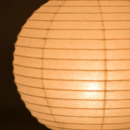 Japansk Papir Bordlampe "Mini Circle" – Blød Stemningsbelysning fra Unik Håndlavet Washi Lampe, Ideel Natbordslampe