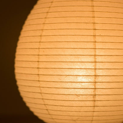 Japanese Paper Table Lamp "Ostrich" – Soft Ambient Lighting from Unique Handmade Washi Lamp, Ideal Bedside Table Lamp