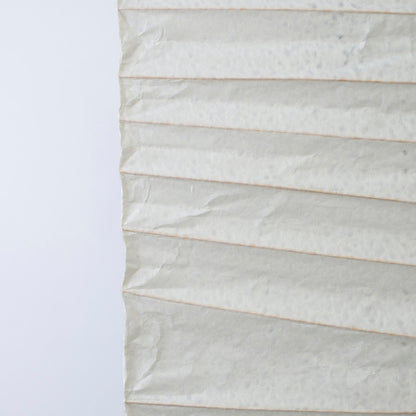 Japanese Washi Paper Floor Lamp "Harusame Washi 02" – A handmade standing lamp crafted from high-quality washi paper