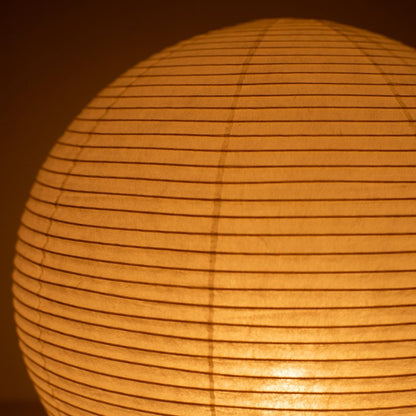 "Lampe sur pied lumineuse en papier japonais « lune de papier 05 » – lampe sur pied lumineuse en papier Washi pleine lune"
