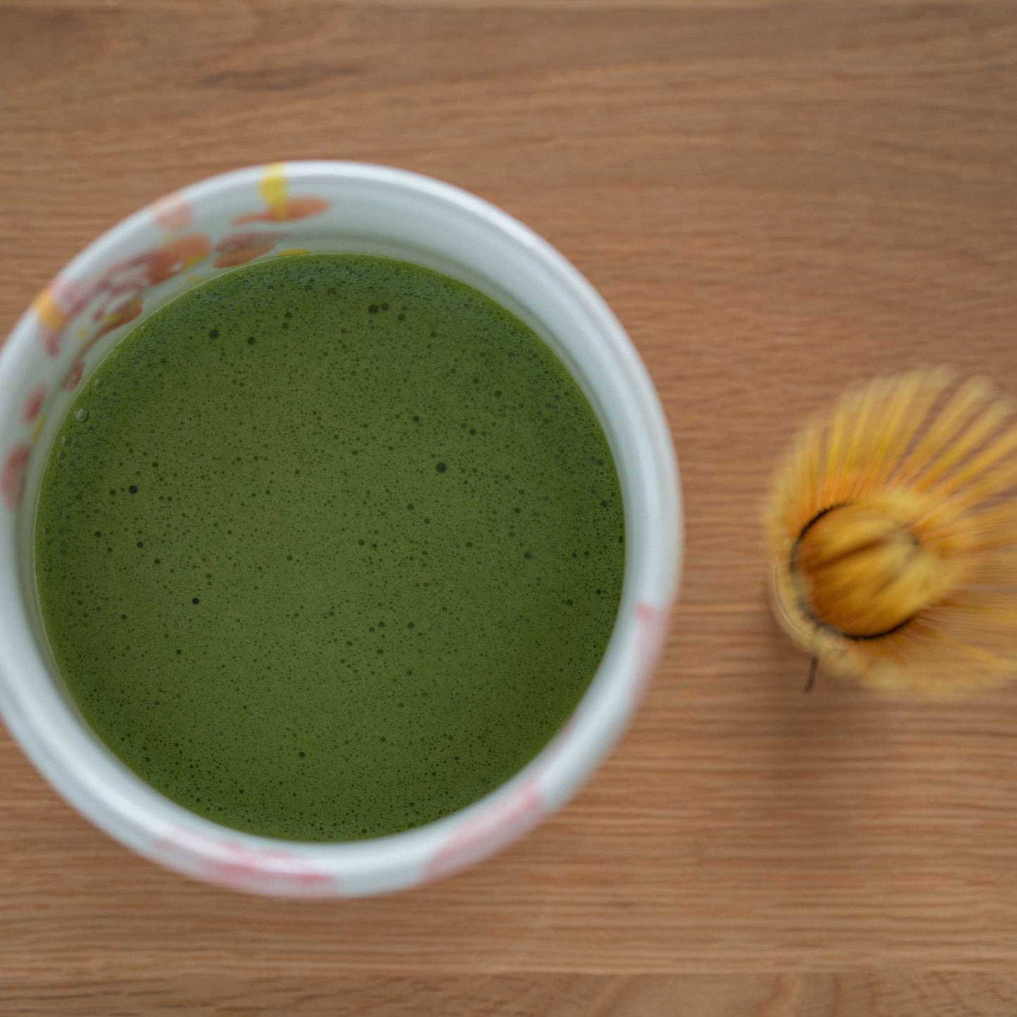 Japansk Matcha Skål Blomst – Håndlavet Shino Ler Matcha Chawan Skål fra Japan