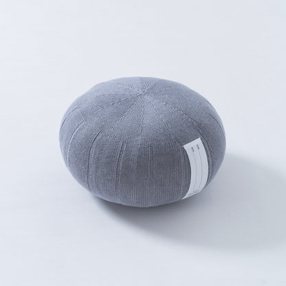 Japansk zafu meditationspude ZAF RITUAL, Lagoon Gray — fast meditationspude