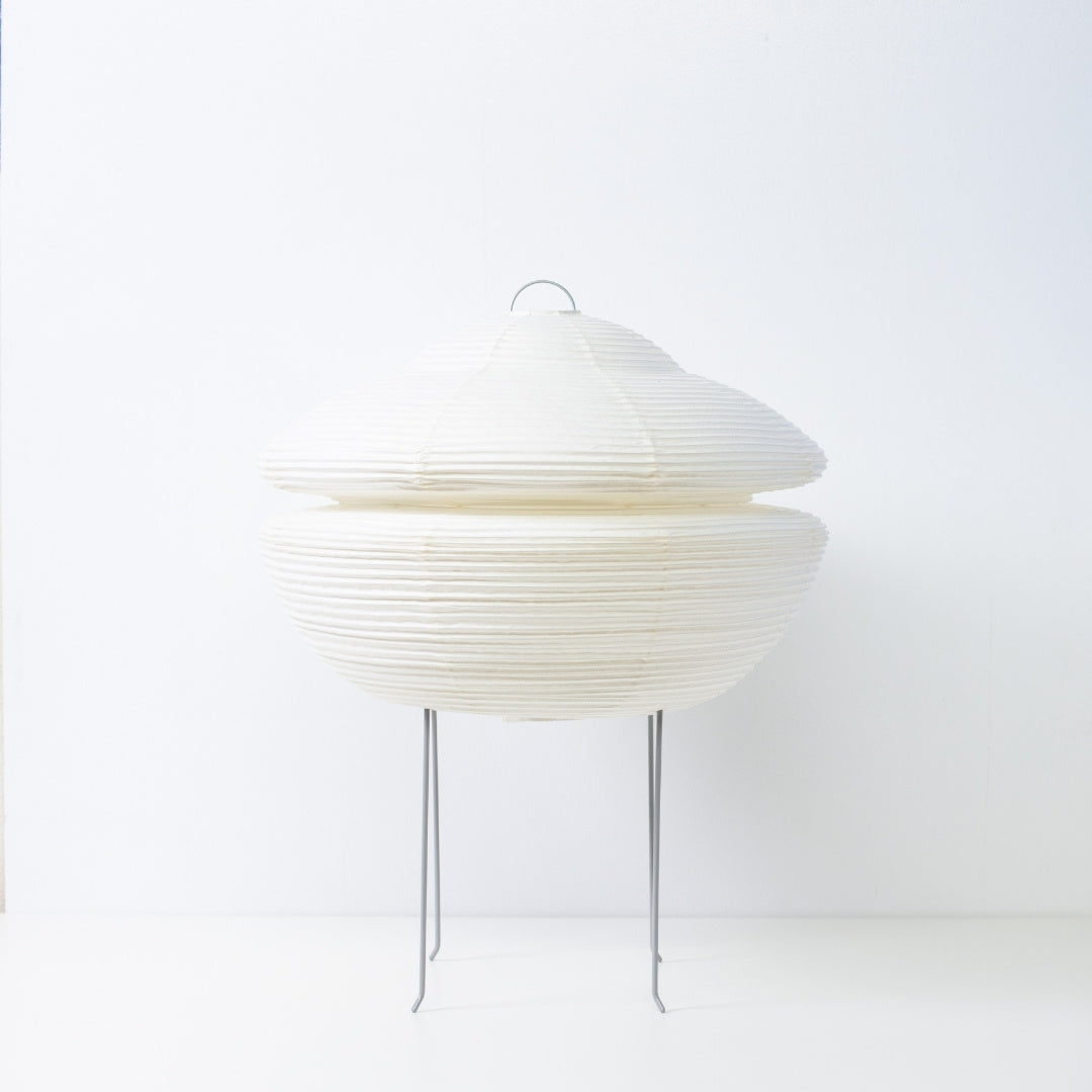 "Lampe sur pied japonaise moderne GEMINI 01 par Hayashi Kogei, lampe sur pied unique en papier washi japonais"