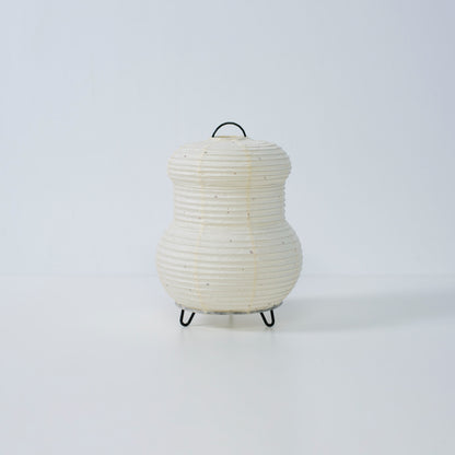 "Japanse Papieren Nachtkastlamp \"PAPERSON 03\" – Minimalistische Washi Lamp voor Ontspanning"