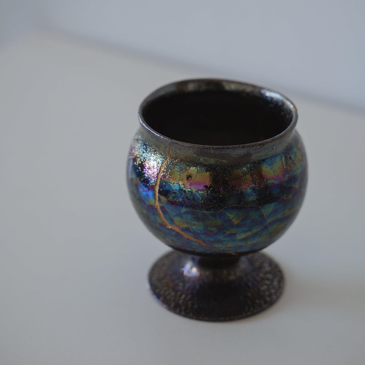Kintsugi-pokal "Morgendagens Stjernehimmel": Top-vy