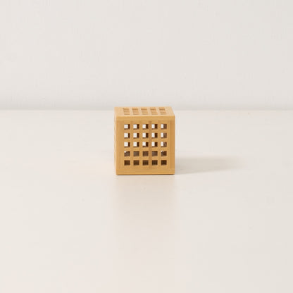 Japanische Holz-Minilampe Hotaru Natur Aomori Hiba – Kabellose Akzentlampe